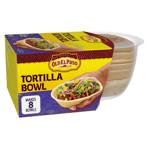 Old El Paso Soft Tortilla Bowls Flour 8 Bowls 189 g