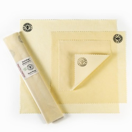 B Factory Organic Beeswax Food Wrap Trio Pack 3 EA