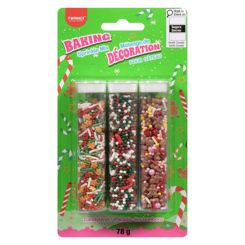 Twinkle Baker Décor Baking Sprinkle Mix Candyland 78 g
