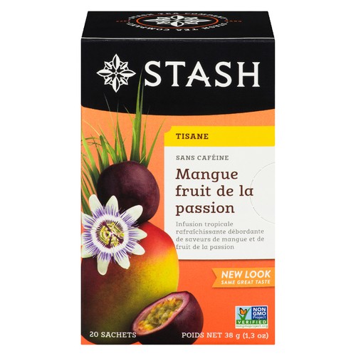 Stash Caffeine-Free Herbal Tea Mango Passionfruit 20 Tea Bags