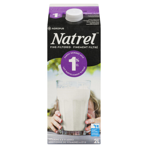 Natrel 1% Milk Partly Skimmed 2 L