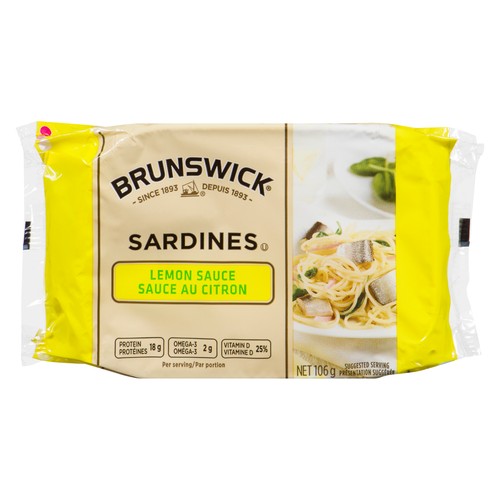 Brunswick Sardines Lemon Sauce 106 g