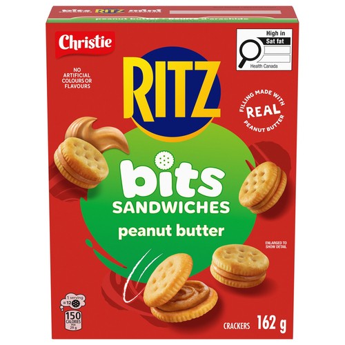 Ritz Cracker Bits Sandwhiches Peanut Butter 162 g