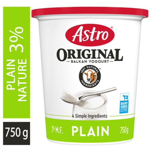 Astro 3% Original Balkan Yogurt Plain 750 g