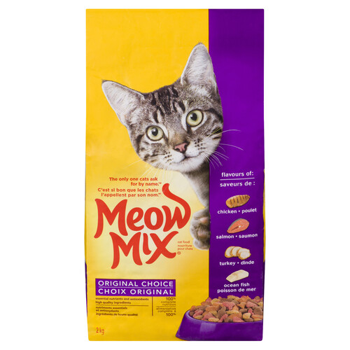 Meow Mix Cat Food Original 2 kg