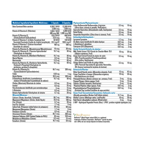 Progressive Multivitamins Active For Men 60 Vegetable Capsules 