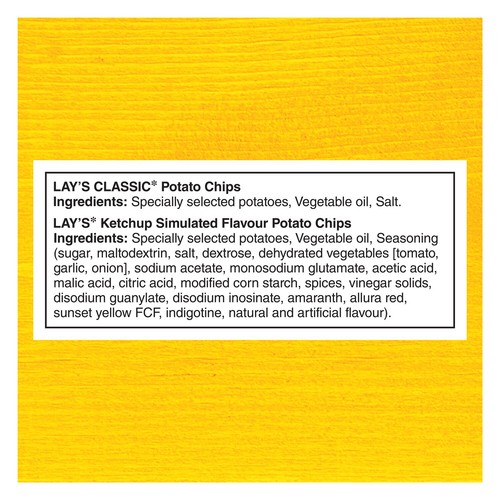 Lay's Potato Chips Variety Pack 6 x 28 g