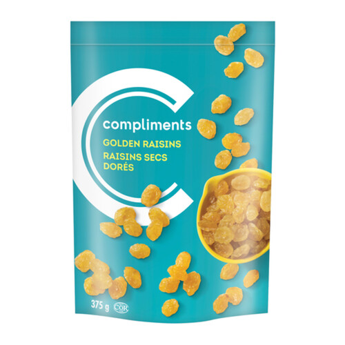 Compliments Golden Raisins Seedless 375 g
