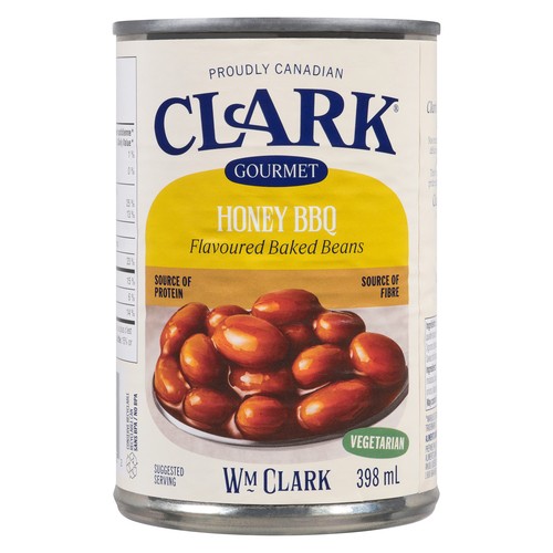 Clark Canned Baked Beans Honey BBQ 398 ml