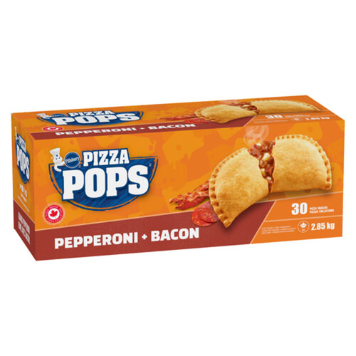 Pillsbury Frozen Pizza Pops Pepperoni & Bacon 30 Count 2.85 kg Voilà