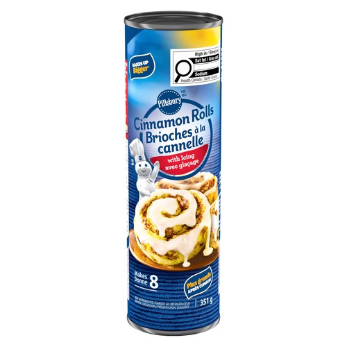 Pillsbury Cinnamon Rolls with Icing 8 Rolls 351 g