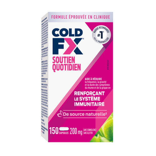 Cold FX Gluten-Free 200 mg Daily Support Capsules 150 EA