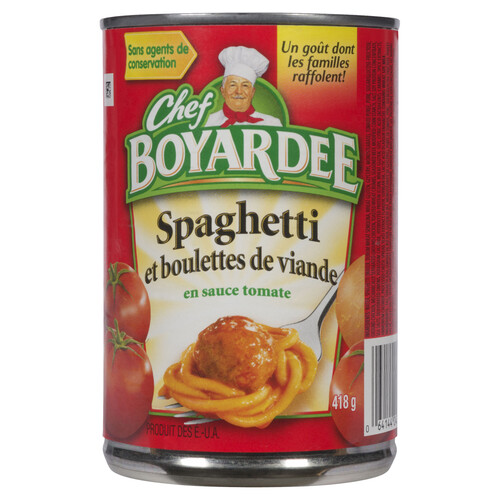 Chef Boyardee Pasta Spaghetti & Meatballs In Tomato Sauce  418 g