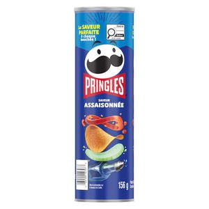 Pringles Croustilles de pommes de terre saveur assaisonnée 156 g