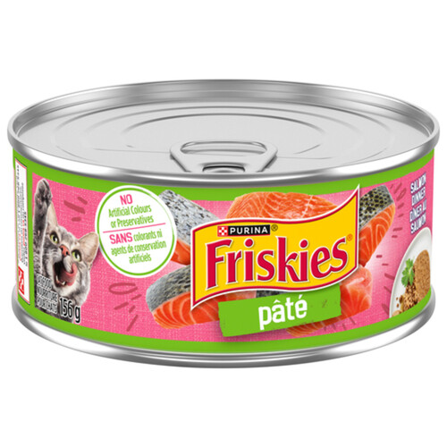 Friskies Wet Cat Food Pâté Salmon Dinner 156 g