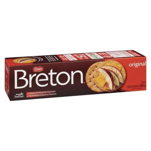 Dare Breton Peanut-Free Crackers Original 225 g