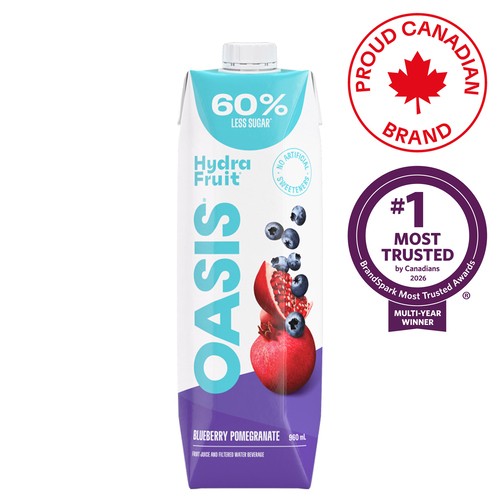 Oasis HydraFruit Juice Blueberry Pomegranate 960 ml