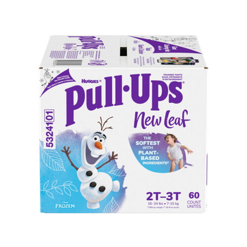 Huggies Pull-Ups Training Pants For Boys Size 2T-3T 60 Count