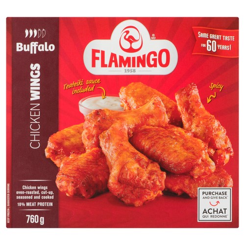 Flamingo Frozen Buffalo Chicken Wings 760 g