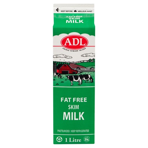 ADL Fat Free Skim Milk 1 L