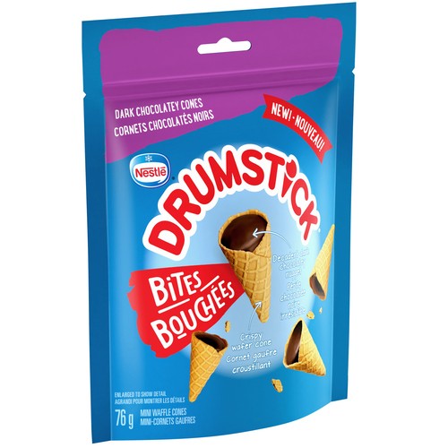 Drumstick Chocolate Bites Dark Chocolatey Cones 76 g