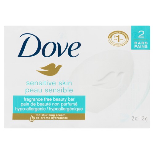 Dove Sensitive Skin Bar Soap 2 x 113 g