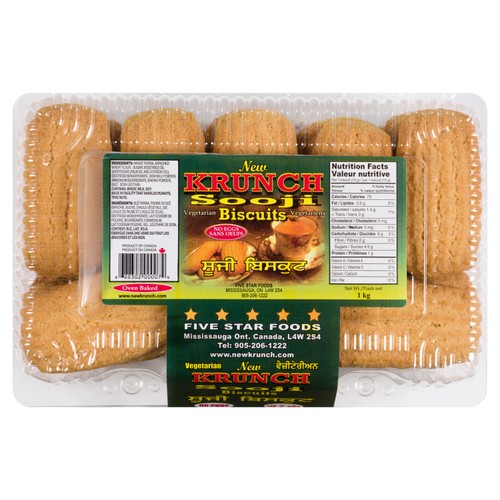 New Krunch Sooji Biscuits 1 kg