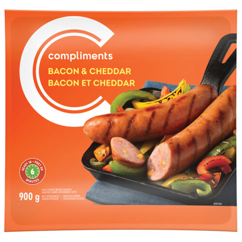 Compliments Sausage Bacon & Cheddar 900 g