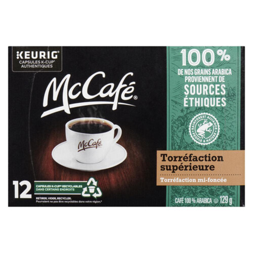 McCafé Coffee Pods Medium Dark Roast 12 K-Cups 129 g