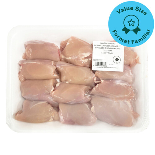 Boneless Chicken Thighs Family Size