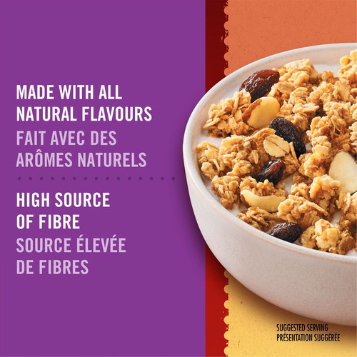 Quaker Harvest Crunch Granola Cereal Raisin Almond 510 g