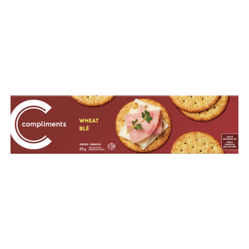 Compliments Wheat Crackers 225 g