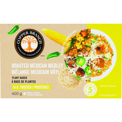 Copper Branch Plant-Based Roasted Mexican Medley Bowl 400 g (frozen)