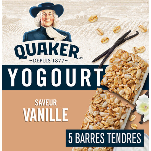 Quaker Granola Bars Yogurt Vanilla 5 Pack 175 g