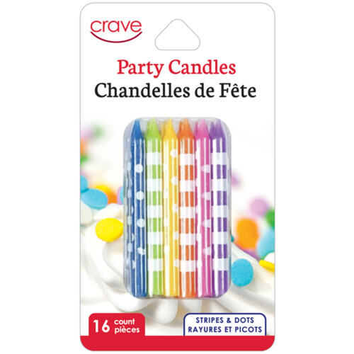 Crave Stripes & Dots Candles Pack