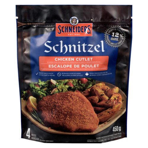 Schneiders Frozen Schnitzel Chicken Cutlets 450 g