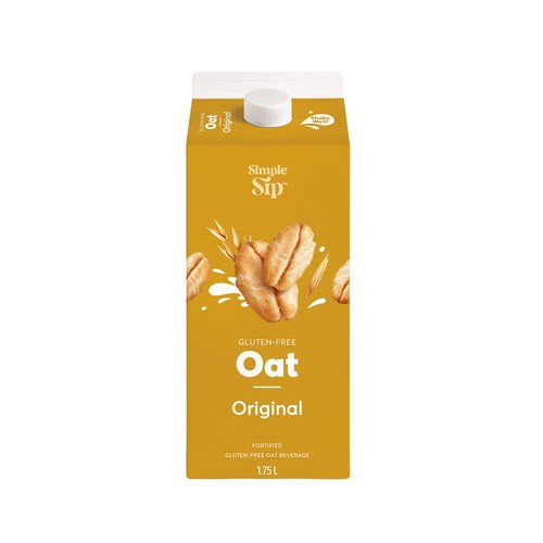 Simple Sip Gluten-Free Oat Beverage Original 1.75 L