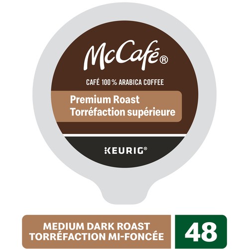 McCafé Coffee Pods Premium Dark Roast 48 K-Cups 516 g