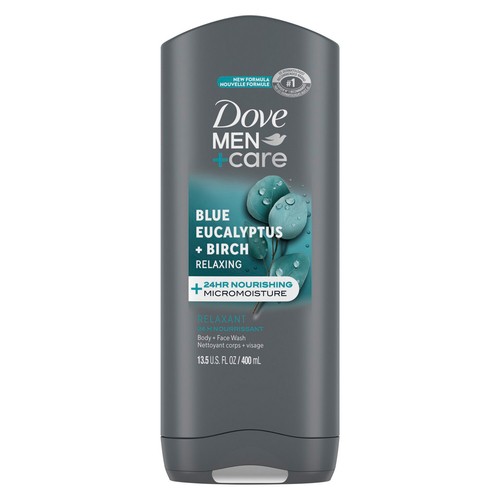Dove Body And Face Wash Blue Eucalyptus & Birch For Men'S Skin 400 ml