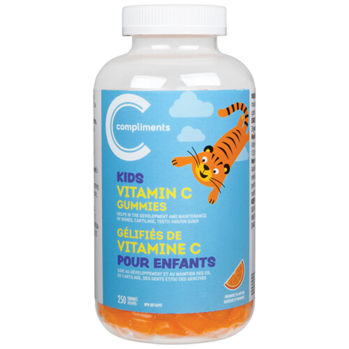 Compliments Kids Vitamin C Gummies 250 Count