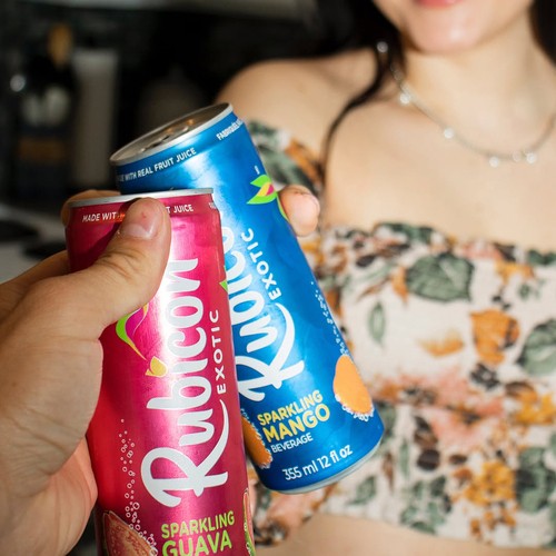 Rubicon Juice Sparkling Guava 4 x 355 ml (cans)