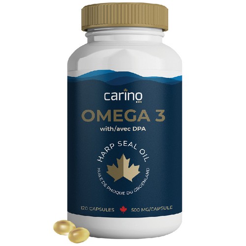 Carino Omega 3 Harp Seal Oil Capsules 120 Count