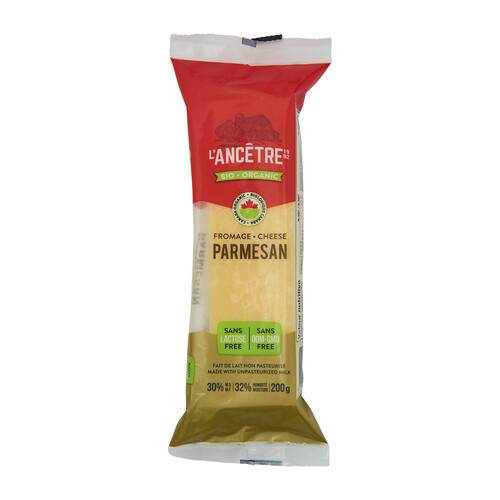 L'Ancêtre Organic Parmesan Cheese Block 200 g