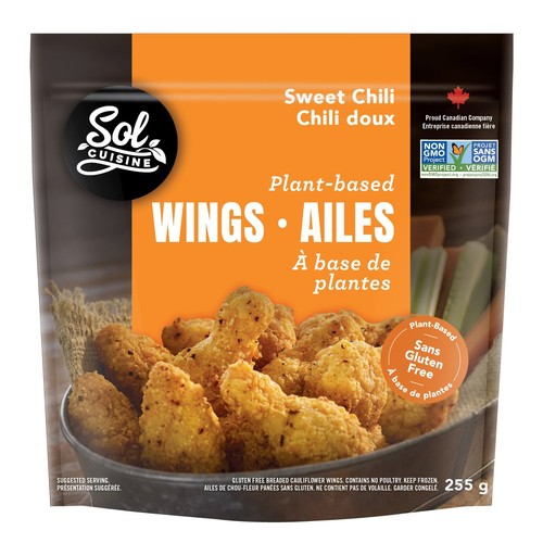Sol Cuisine Frozen Cauliflower Wings Sweet Chili Hot & Spicy 255 g