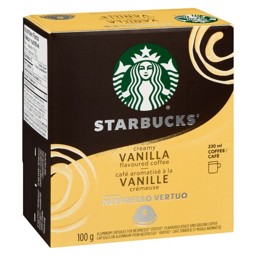 Starbucks Coffee Pods Creamy Vanilla 8 Capsules 100 g