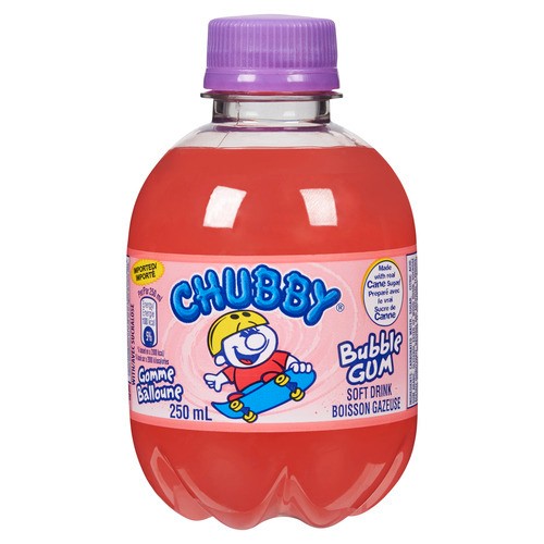 Chubby Soft Drink Bubble Gum 250 ml (can)