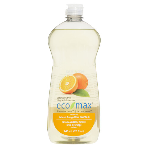 Eco Max Ultra Orange Dishwashing Detergent 740 ml