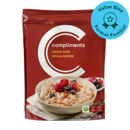 Compliments Quick Oats 2.25 kg