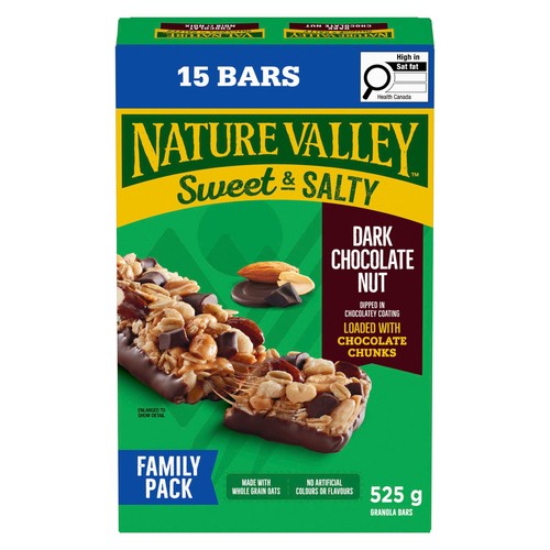 Nature Valley Sweet & Salty Granola Bars Dark Chocolate Nut Family Pack 15 x 35 g