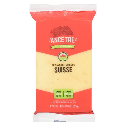 L'Ancetre Organic Block Cheese Swiss 325 g